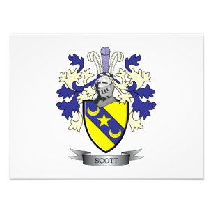 Scott-Familienwappen-Wappen Fotodruck
