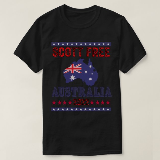 Scott Free - Australia Bundesstaatlich Election 20 T-Shirt (Design vorne)