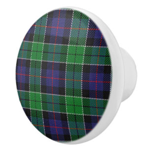 Scott Grandeur Clan Leslie Jagd Tartan Keramikknauf
