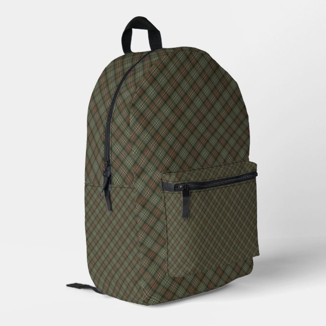 Scott Green Weathered Bedruckter Rucksack (Rückseitige Ecke links)