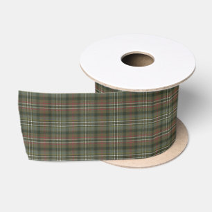 Scott Green Weathered Scottish Tartan Satinband
