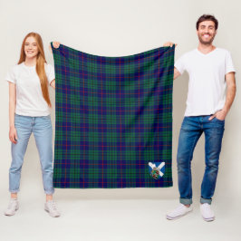 Scott Hutton Tartan Kariert Fleecedecke