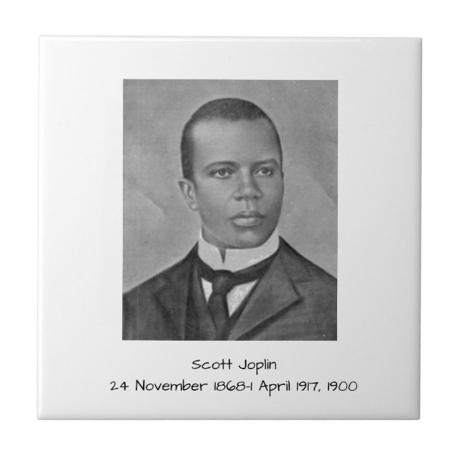 Scott Joplin Fliese (Vorderseite)