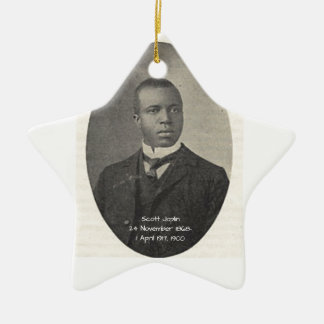 Scott Joplin Keramik Ornament