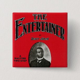 Scott Joplin Notenblattcover Button