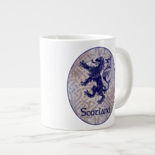 Scott Lion Navy Blue Celtic Knot Jumbo-Tasse