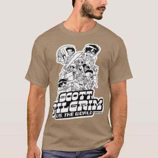 Scott Pilgrim and white characters Birthday party  T-Shirt