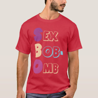 Scott Pilgrimshirts Knives Se Bob Ombee Retro T-Shirt