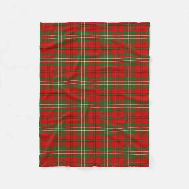 Scott Scott Tartan Kariert Fleecedecke (Vorderseite)