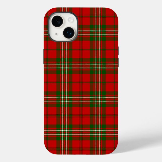 Scott Tartan Rot kariert Case-Mate iPhone 14 Plus Hülle (Rückseite)