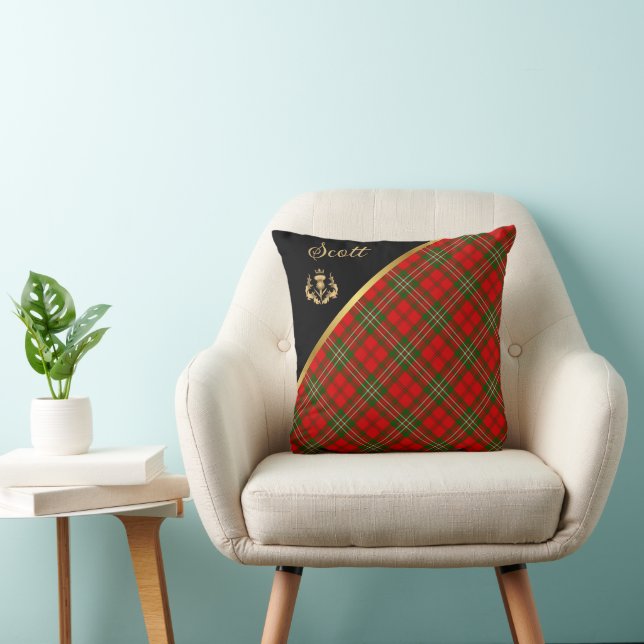 Scott Tartan Throw Kissen (Stuhl )