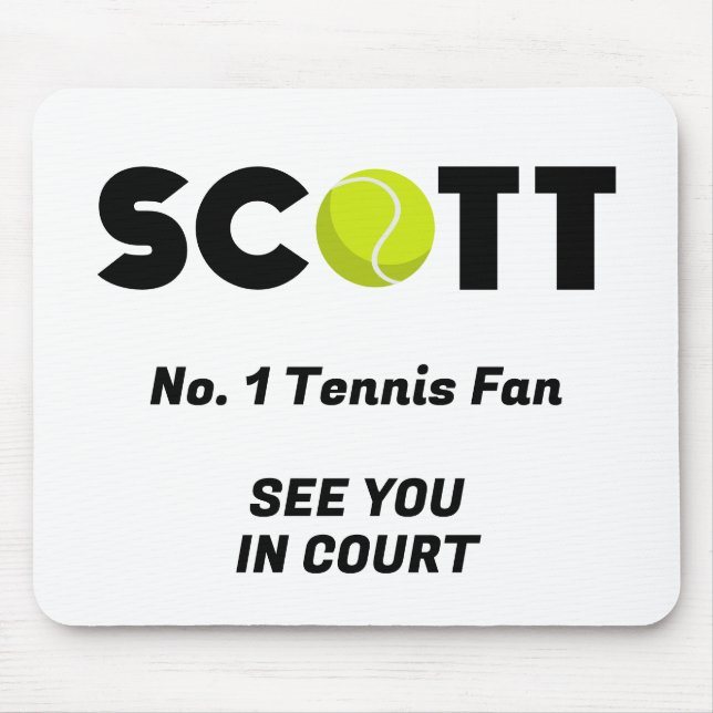 Scott Tennis Mousepad (Vorne)