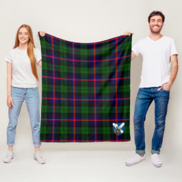 Scott Urquhart Modern Tartan Kariert Fleecedecke