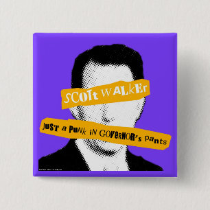 Scott-Wanderer gerade ein Punk in den Hosen des Button