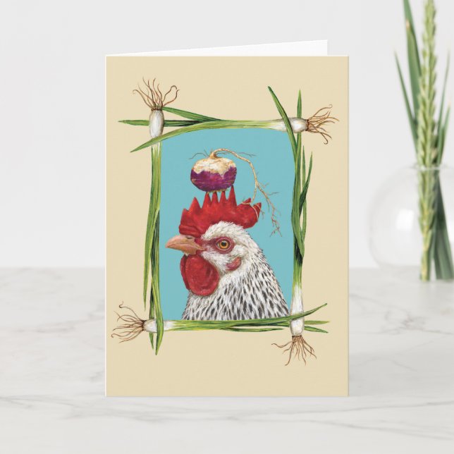 Scottie carte coq (Devant)