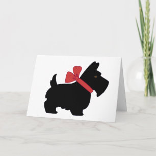 SCOTTIE CARTE D'ANNIVERSAIRE