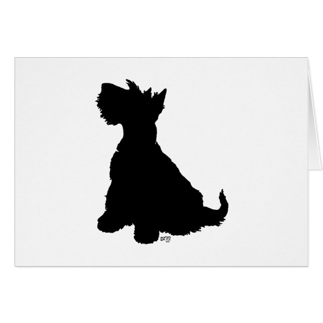 Scottie Chien Assis (Devant horizontal)