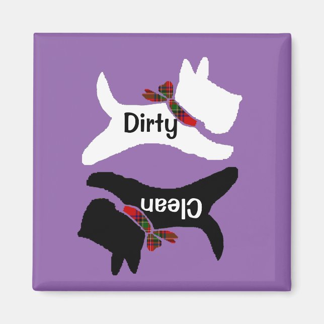 Scottie Dishwasher Magnet Personalize (Vorne)