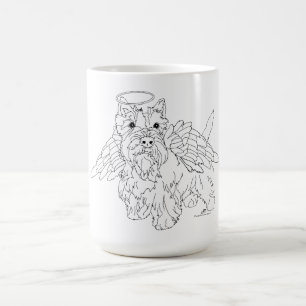 Scottie Dog Angel Kaffeetasse