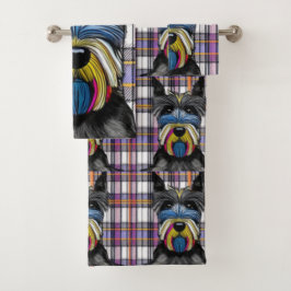 Scottie Dog Badhandtuch Set