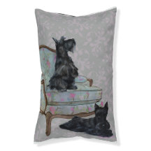Scottie Dog Bed für Scottish Terrier Lover
