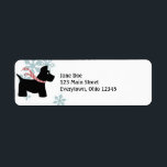 Scottie Dog Christmas Labels<br><div class="desc">Teilen Sie mit diesen niedlichen und anpassbaren Artikeln Ihre Liebe von Partitionen. Erhältlich in vielen Farben, fügen Sie Ihre eigene Nachricht.</div>