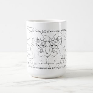 Scottie Dog Könige Kaffeetasse