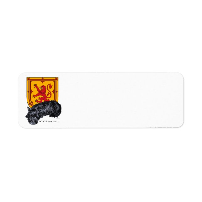 Scottie Dog Lion Rampant Flag (Vorne)