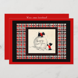 Scottie Dog New Years open house Einladung