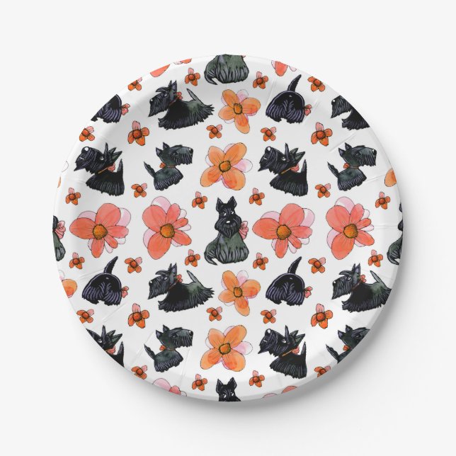 Scottie dog paper Teller (Vorderseite)