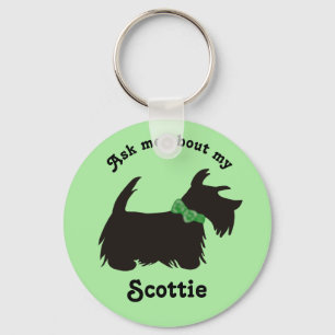 Scottie dog Schlüsselanhänger, Scottish Terrier do Schlüsselanhänger