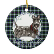 Scottie Dog Tartan Christmas