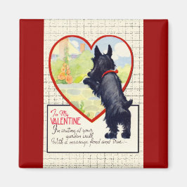 Scottie dog Valentine Scottish Terrier Magnet
