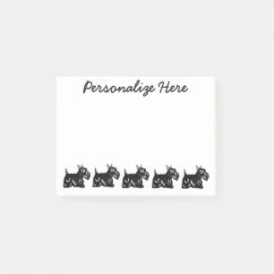 Scottie Dogs Personalisiert Post-it® Notes 4 x 3 Post-it Klebezettel