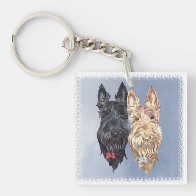 Scottie Dogs Schlüsselanhänger (Vorderseite)