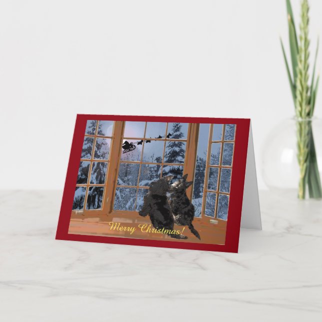 Scottie-frohe Weihnachten (Vorderseite)