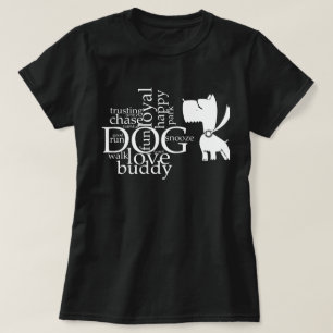 Scottie Hund Cartoon Weiße Witze Geschenk T-Shirt