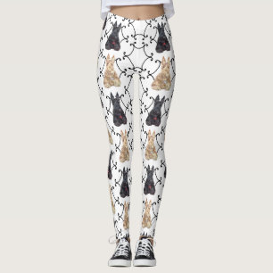 Scottie-Hund-Leggings Leggings