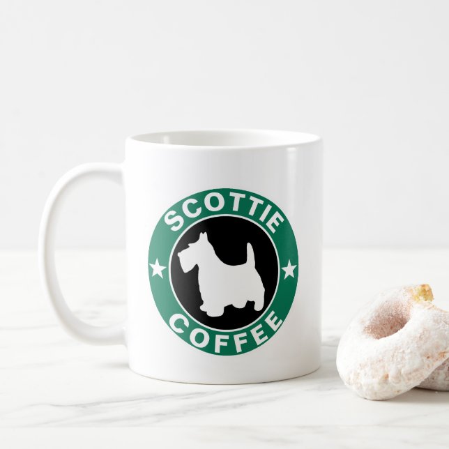 SCOTTIE Kaffee Kaffeetasse (Mit Donut)