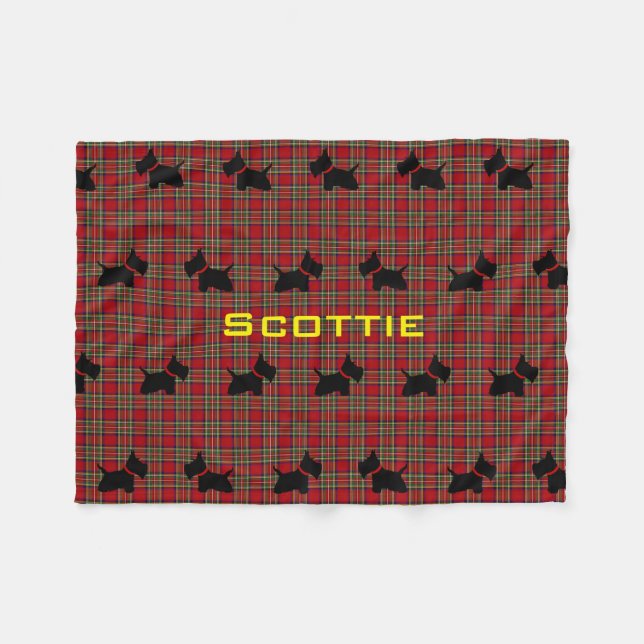 Scottie keine 8 fleecedecke (Vorderseite (Horizontal))