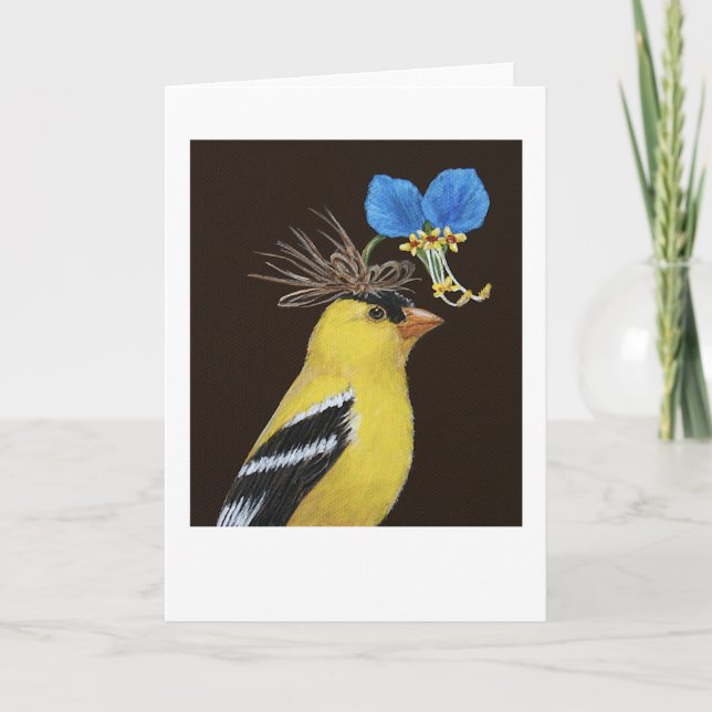 Scottie la carte de voeux goldfinch (Devant)