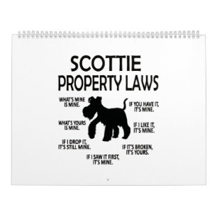 Scottie Lover Scottish Terrier Owner Scottie Mama Kalender