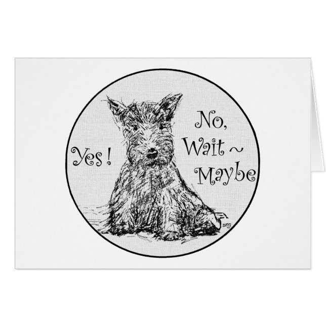 Scottie Sketch - Indécision (Devant horizontal)