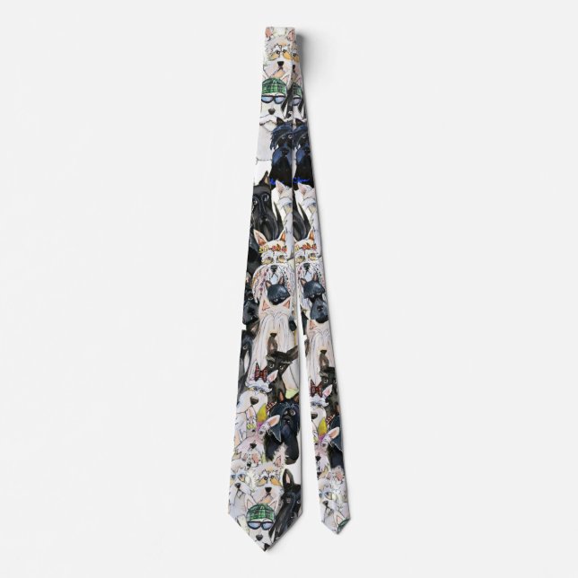 Scottie Tie Krawatte (Vorderseite)