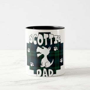 Scottie-Vater Zweifarbige Tasse