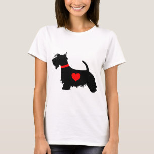 Scottiehundeherz-Damen T - Shirt