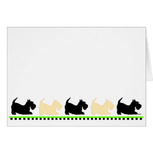 Scotties All in einer Reihe