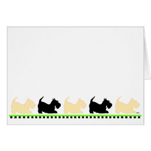 Scotties All in einer Reihe