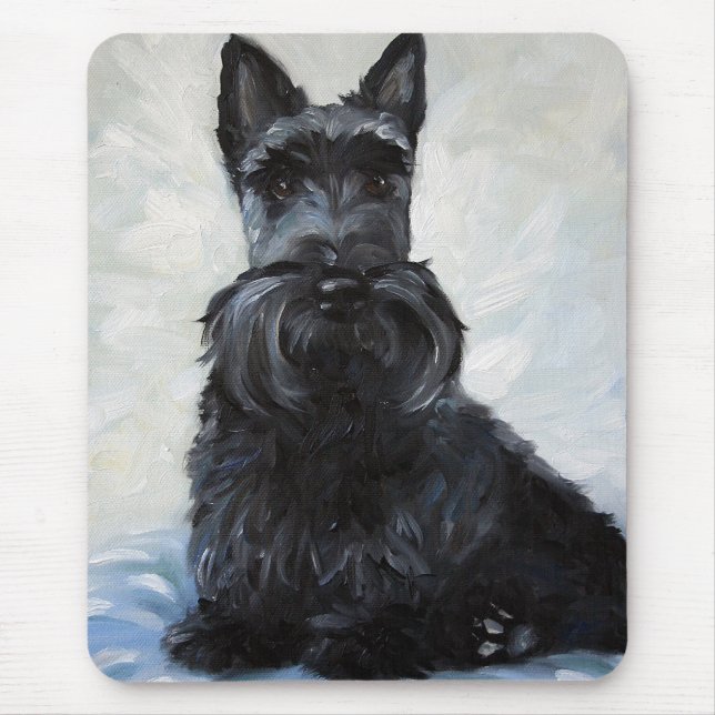 Scottiescottish-Terrier-Hund Mousepad (Vorne)