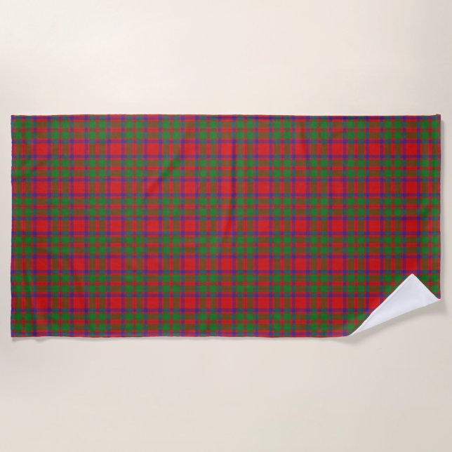 Scottish Accents Clan MacKintosh Tartan Strandtuch (Vorderseite)